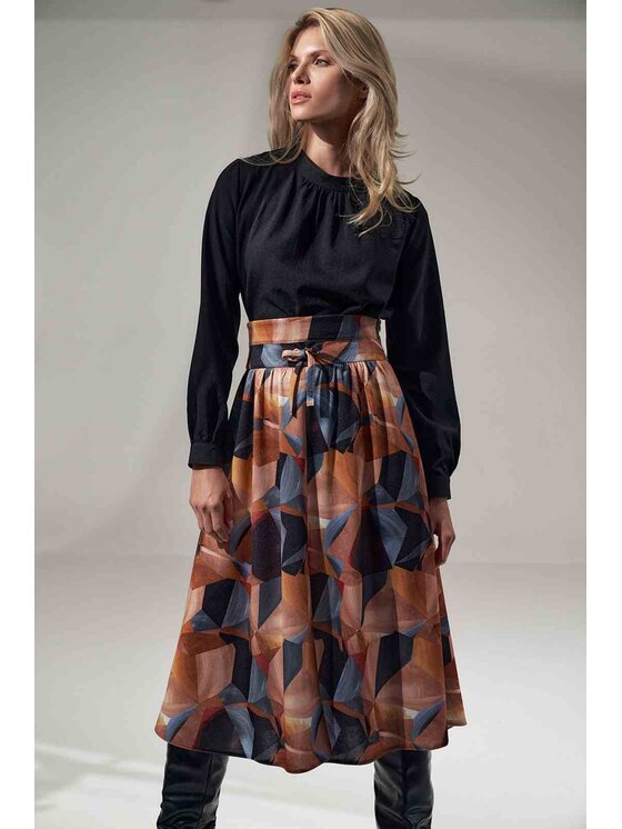 FIGL FIGL Blúzka M730 Čierna Regular Fit