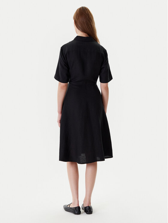Tommy Hilfiger Tommy Hilfiger Igapäevane kleit WW0WW45836 Must Regular Fit