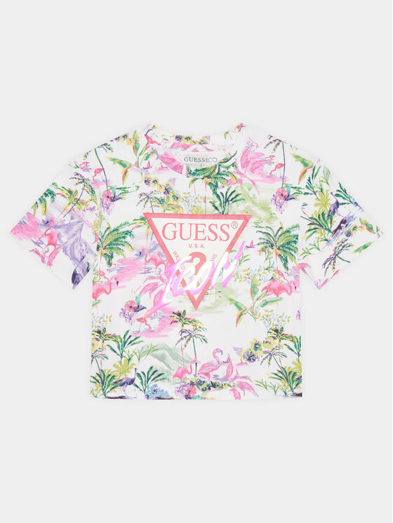 Guess Tricou J4GI12 K6YW3 Roz Boxy Fit