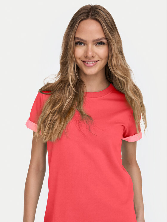 JDY JDY Kleid für den Alltag Ivy 15174793 Korallenfarben Regular Fit