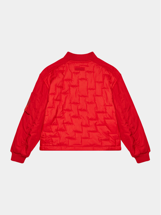 Tommy Hilfiger Tommy Hilfiger Куртка бомбер KG0KG07795 D Червоний Boxy Fit