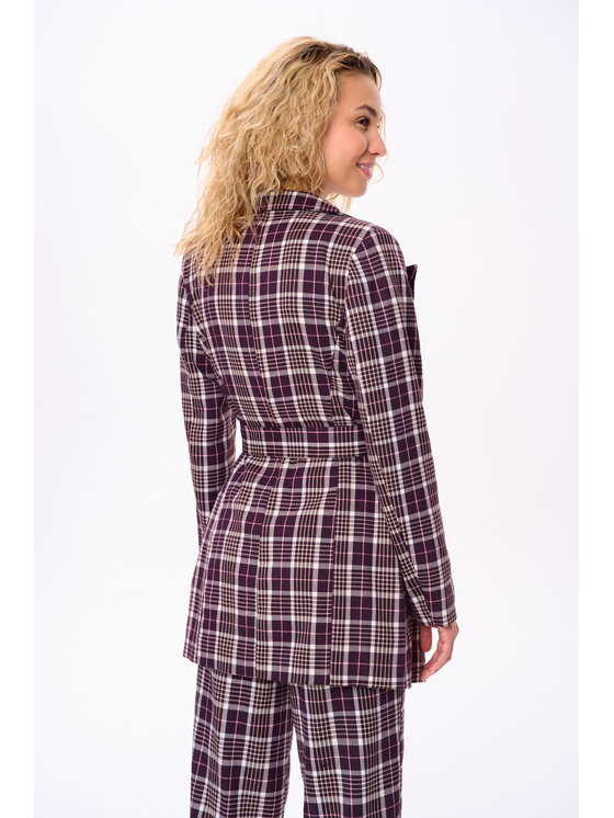 blue shadow blue shadow Marynarka Kanti Brązowy Regular Fit