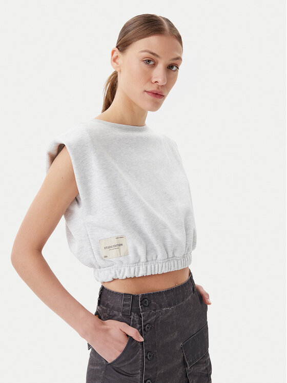 Alpha Industries Top Studio Edition 156031 Grigio Regular Fit, taglia : S