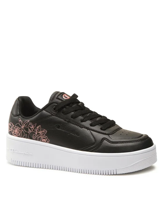 Champion Sneakers Rebound Platform Flower S11549-CHA-KK001 Schwarz