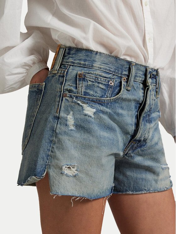Polo Ralph Lauren Polo Ralph Lauren Pantaloncini di jeans 211963529001 Blu Straight Fit