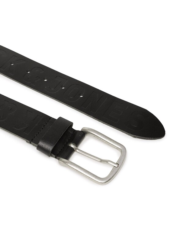 Jack&Jones Jack&Jones Ζώνη Ανδρική Jackporto 12229512 Μαύρο