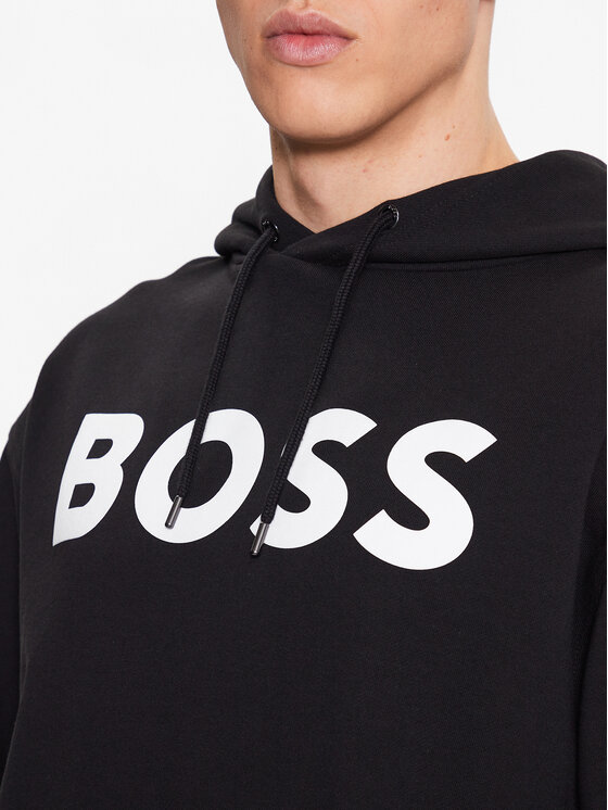 BOSS Boss Bluza 50487134 Czarny Regular Fit