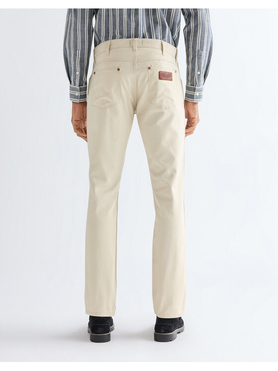 Wrangler Wrangler Jeansy GREENSBORO Beżowy Straight Leg