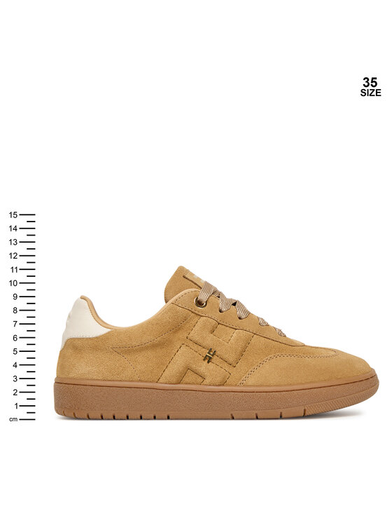 Elisabetta Franchi Elisabetta Franchi Снікерcи Low Cut Lace Up F4A9-E0340-0071 D Бежевий