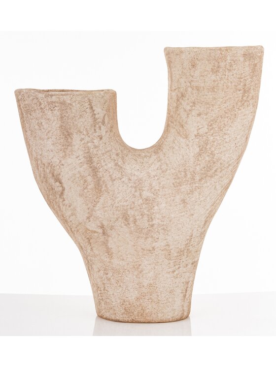 MIAhome MIAhome Wazon ceramiczny 34,5x31x11 cm CAXITTA igrek Brązowy