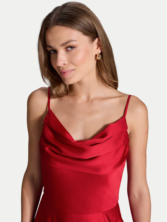 Swing Swing Rochie de seară 5AI13600 Roșu Slim Fit