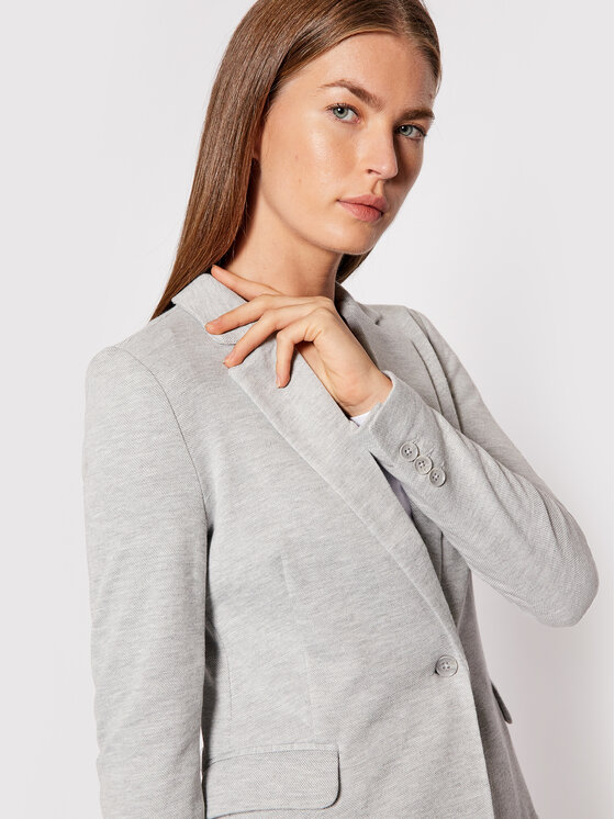 Vero Moda Vero Moda Marynarka Julia 10154123 Szary Regular Fit