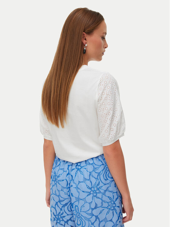 Vero Moda Vero Moda Μπλουζάκι Janni 10340706 Λευκό Regular Fit