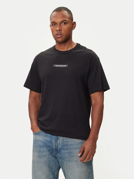 Versace Jeans Couture Versace Jeans Couture T-Shirt 79GAHT02 CJ00T Schwarz Regular Fit