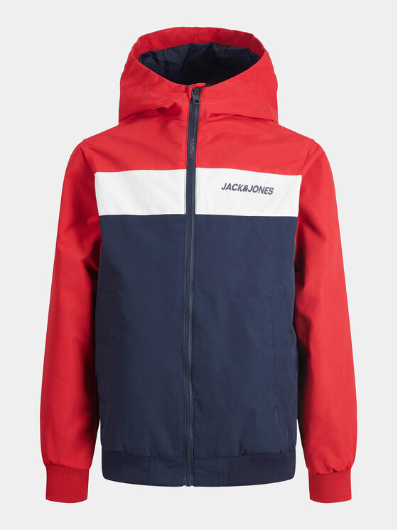 Jack & Jones Junior Jack & Jones Junior Prechodná bunda Rush 12257291 Červená Regular Fit
