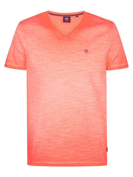Petrol Industries Petrol Industries T-Shirt M-1050-TSV662 Pomarańczowy Regular Fit