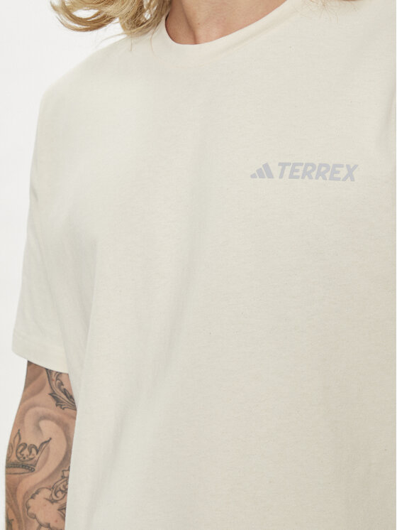 adidas adidas Футболка Graphic IS0287 Écru Regular Fit