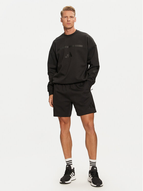 adidas adidas Majica dugih rukava Z.N.E. JE7536 Crna Loose Fit