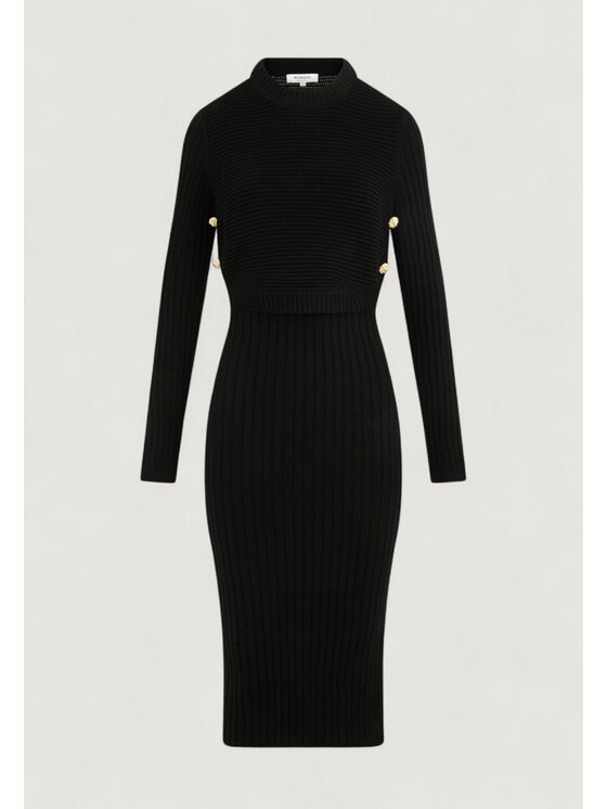 Morgan De Toi Morgan De Toi Vestito da giorno 252-RMOMO Nero Mom Fit