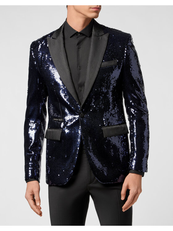 PHILIPP PLEIN PHILIPP PLEIN Giacca da abito 3611 Celeste Fitted Fit