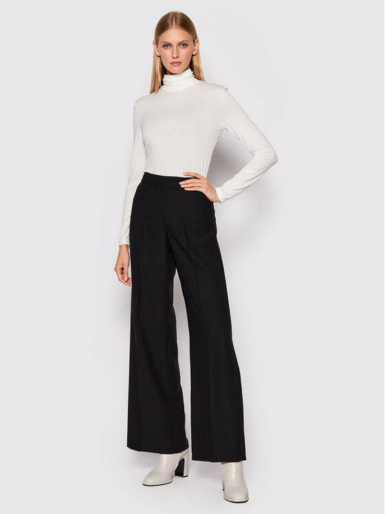 Max Mara Leisure Max Mara Leisure Dolčevita Dede 39460626 Bijela Slim Fit