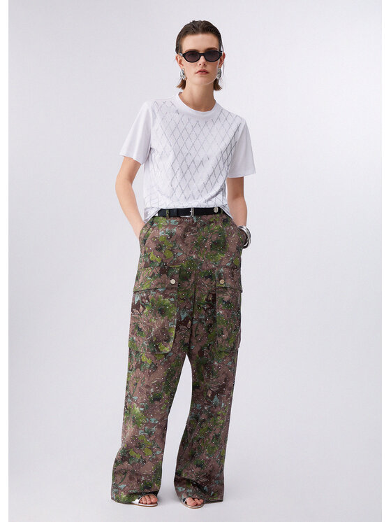 Liu Jo Liu Jo T-shirt CA6193J3868P9771 Bianco Regular Fit