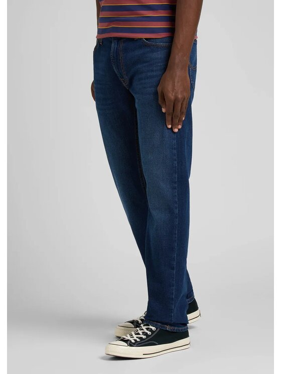 Lee Lee Jeansy DAREN ZIP FLY Niebieski Regular Fit