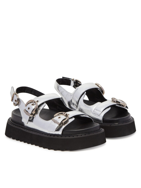PINKO PINKO Sandály Kate 03 SD0293 P049 Stříbrná