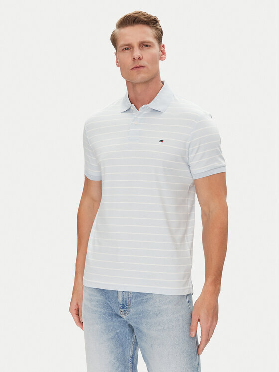 Tricou polo Tommy Hilfiger Bărbați, Mărimea: XL, Albastru celest, MW0MW39994