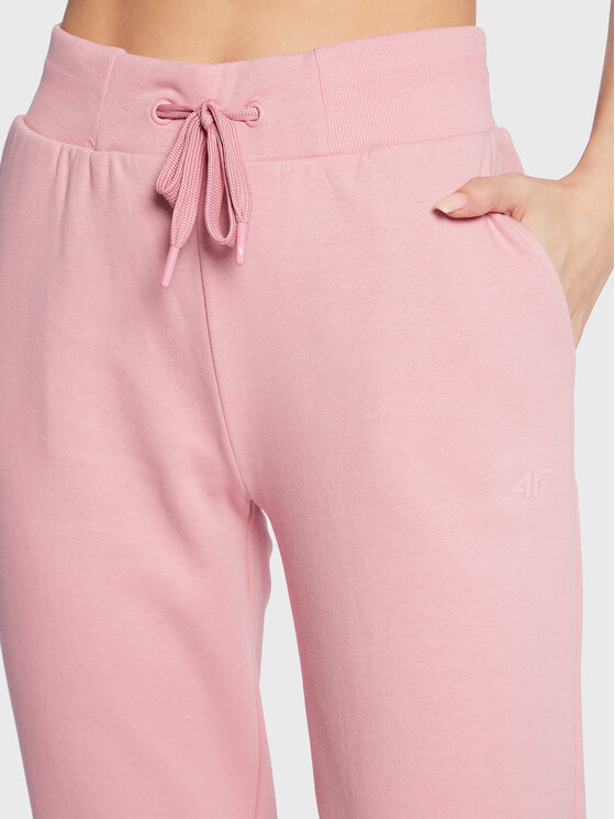 4F 4F Pantaloni da tuta H4Z22-SPDD351 Rosa Regular Fit
