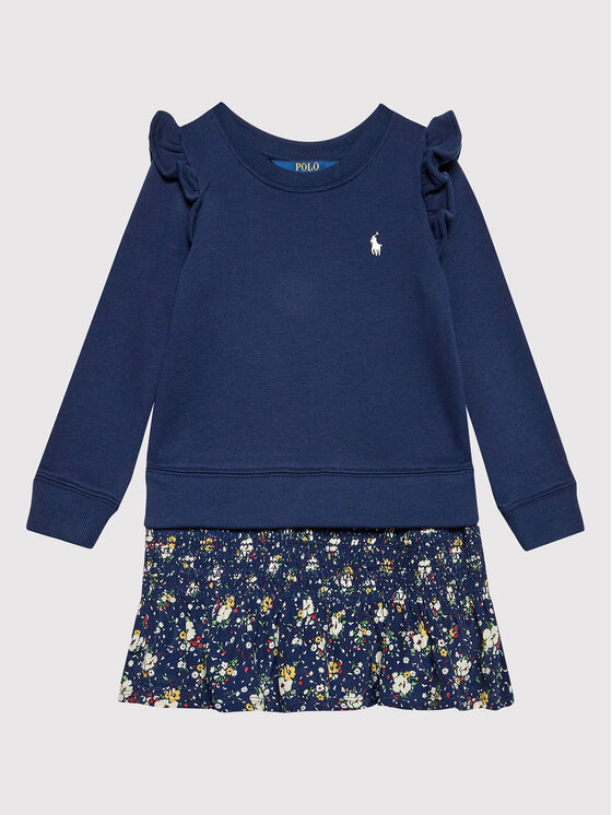Polo Ralph Lauren Vsakodnevna obleka 313877816001 Mornarsko modra Regular Fit