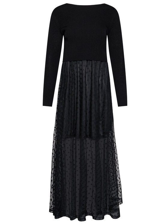 Guess Guess Set Sommerkleid und Pullover Sadia W0BK63 KA6I0 Schwarz Regular Fit