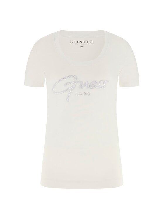 Guess Guess T-Shirt 181825 Biały Classic Fit