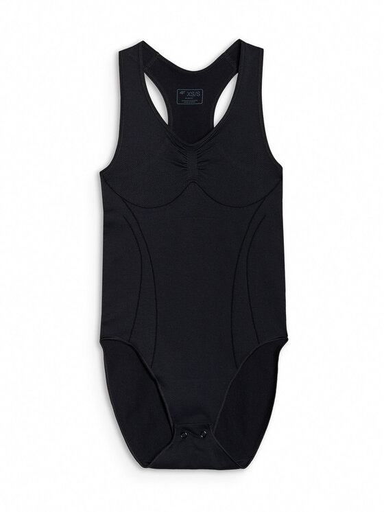 4F 4F Body TRAINING SEAMLESS Czarny Slim Fit