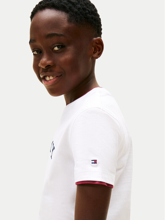 Tommy Hilfiger Tommy Hilfiger T-shirt Monotype Print KB0KB10051 M Bianco Regular Fit