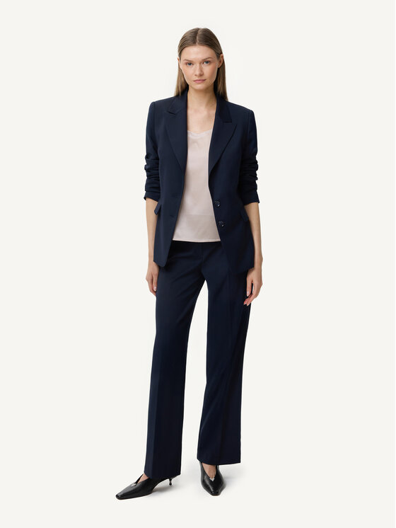 KMX KMX Marynarka 108480012 Granatowy Fitted Fit