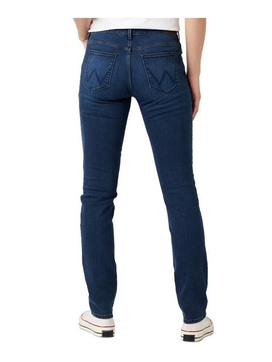 Wrangler Wrangler Jeansy W28LLT98M Granatowy Slim Fit