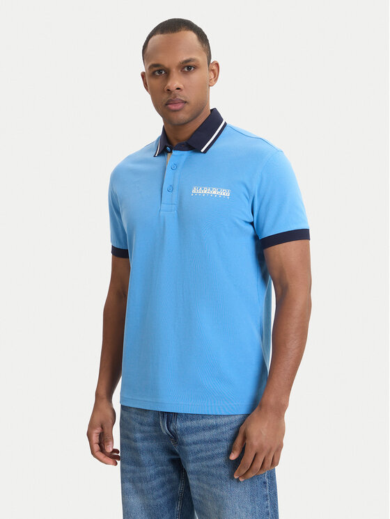 Napapijri Pólóing E-Zeri NP0A4ID4 Kék Regular Fit