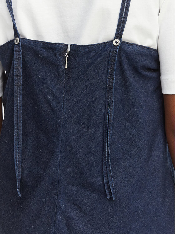 Calvin Klein Jeans Calvin Klein Jeans Džínové šaty LV047F747G Černá A-Line Fit
