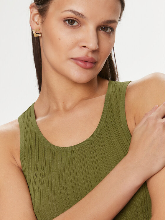 Silvian Heach Silvian Heach Každodenné šaty GPP24020VE Zelená Bodycon Fit