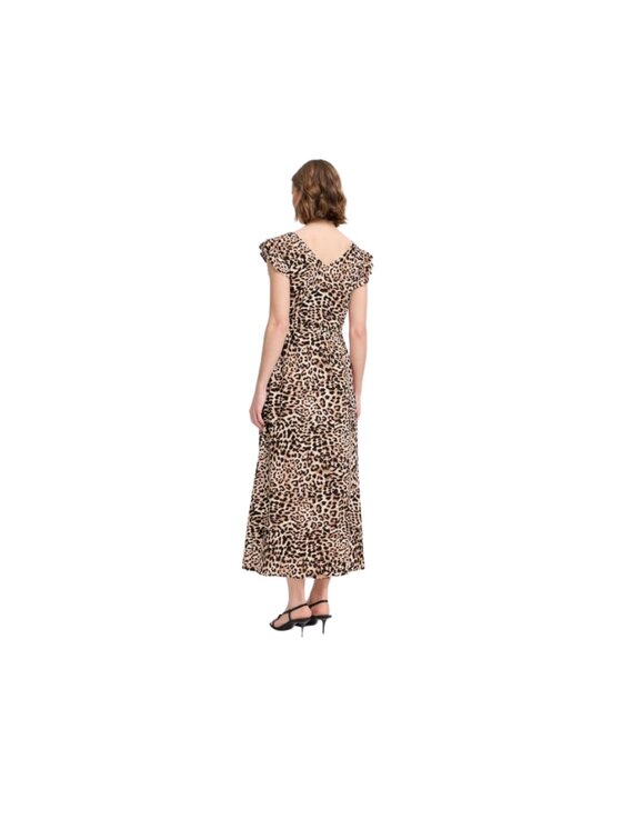 b.young b.young Φόρεμα Abito bymjoella frill Καφέ Regular Fit