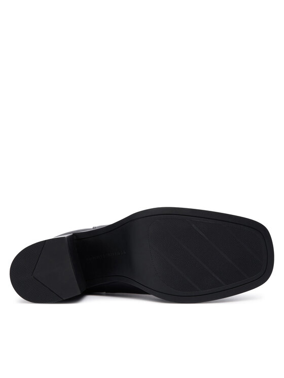 Tommy Hilfiger Tommy Hilfiger Stivaletti Square Toe Chelsea High Block Hl FW0FW08844 Nero