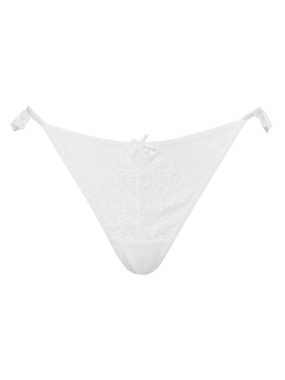 Hunkemöller Hunkemöller Tanga Posie 302401 Fehér