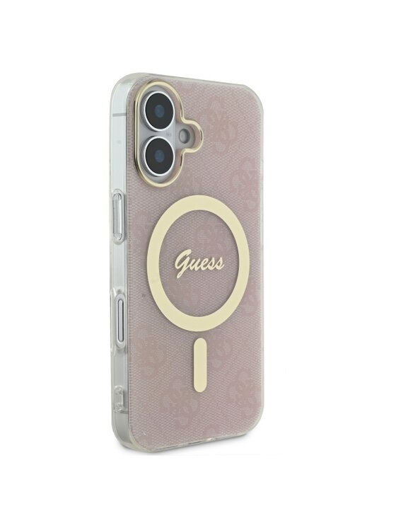 Guess Guess Etui na telefon iPhone 16 Różowy