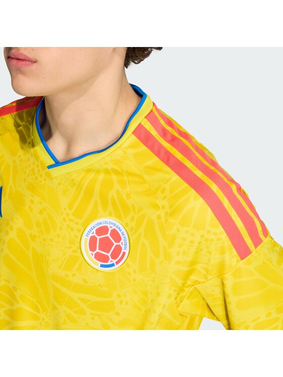 adidas adidas Technikai póló Colombia 26 Home Replica JL6972 Sárga Slim Fit