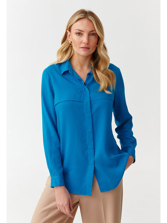TATUUM TATUUM Koszula KOROTA Niebieski Classic Fit