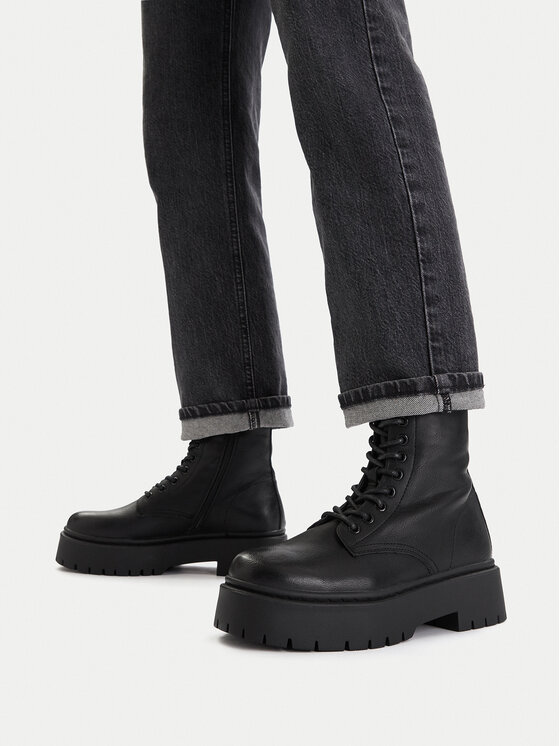 DeeZee DeeZee Schnürschuhe H120101-01 Schwarz