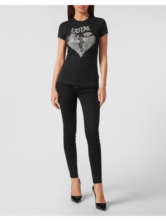 PHILIPP PLEIN PHILIPP PLEIN T-Shirt 2955 Černá Regular Fit