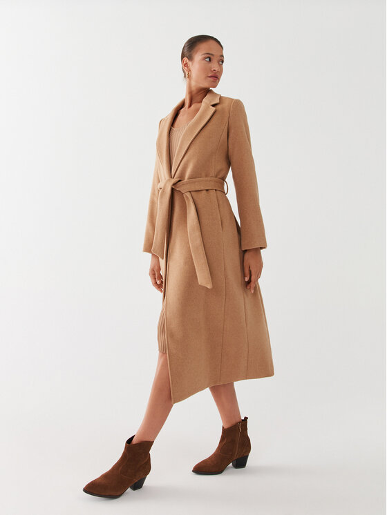 Guess Guess Vilnonis paltas Diamante W2BL0P WF0D0 Smėlio Regular Fit