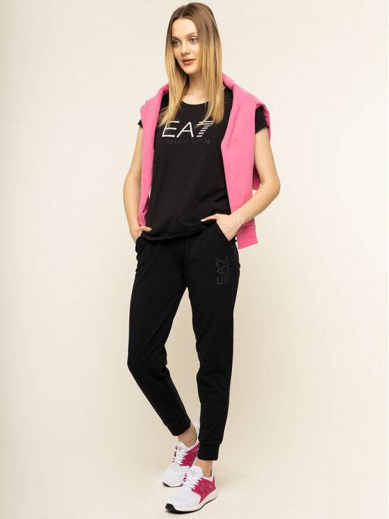 EA7 Emporio Armani EA7 Emporio Armani Teplákové kalhoty 3HTP64 TJ31Z 1200 Černá Regular Fit